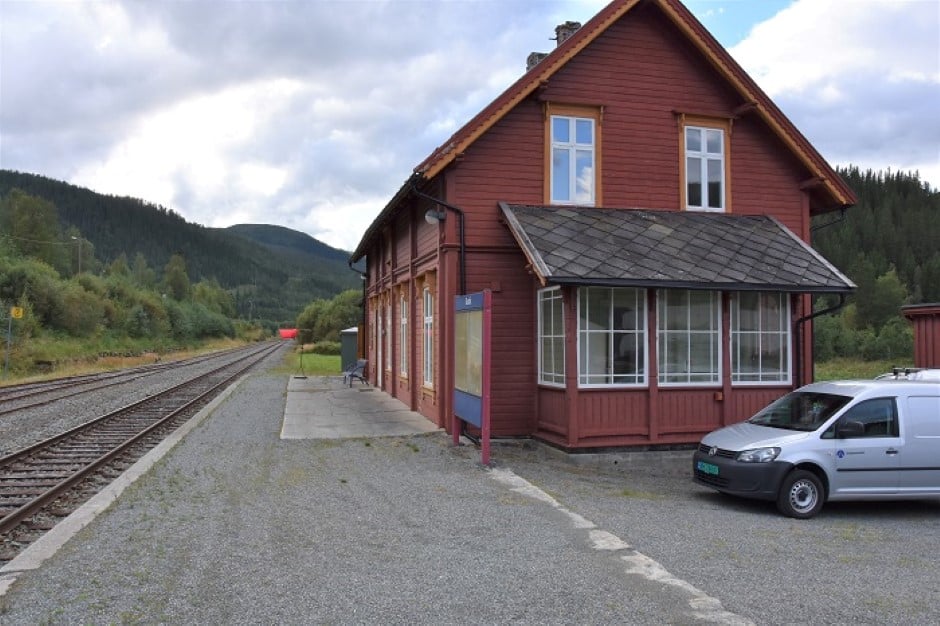 Meråkerbanen ved Gudå stasjon