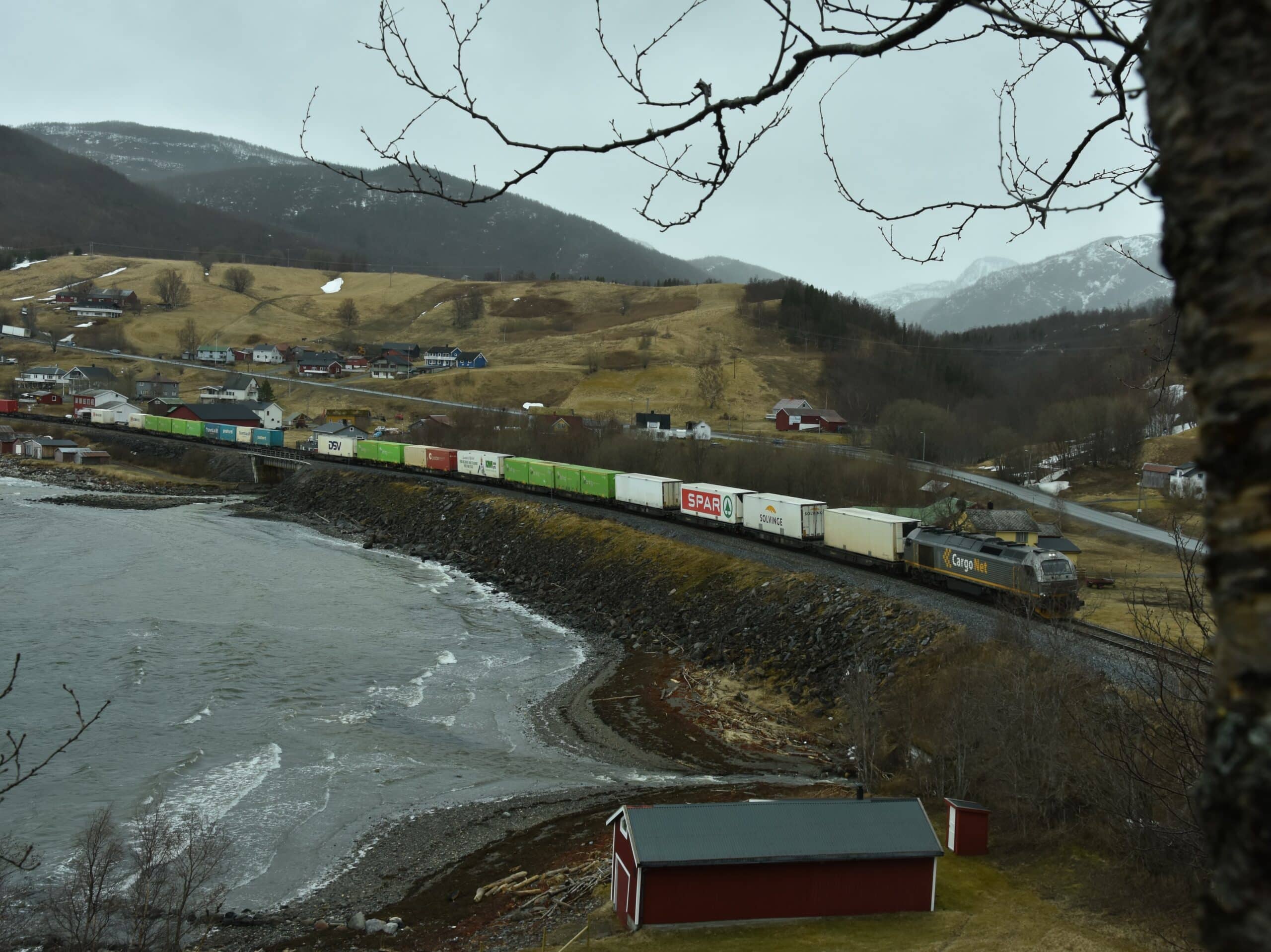 Nordlandsbanen mellom Rognan og Fauske.