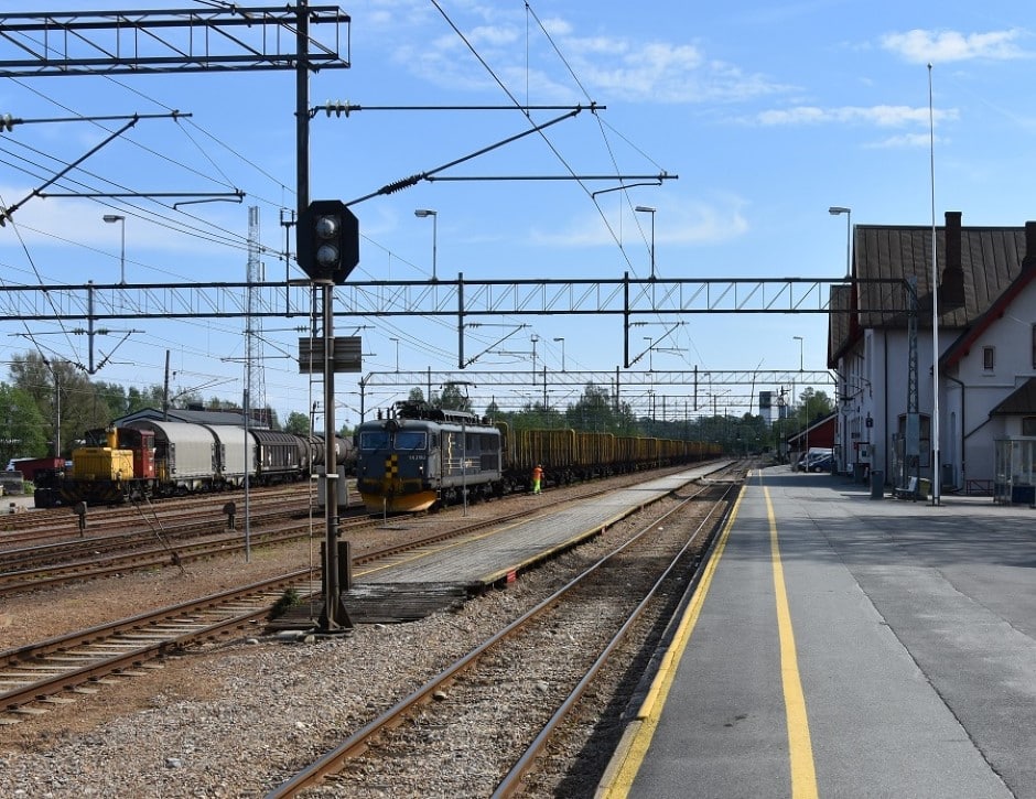 Østfoldbanen ved Sarpsborg