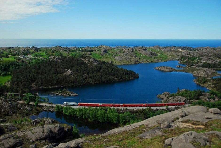 Sørlandsbanen ved Krogavatnet