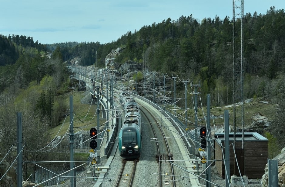 Tog på Vestfoldbanen