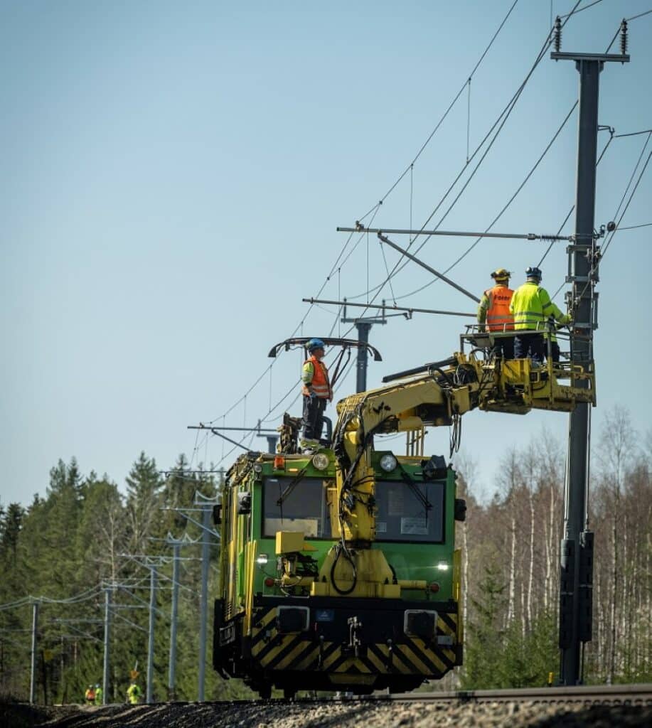 Kontrollarbeid på Kongsvingerbanen