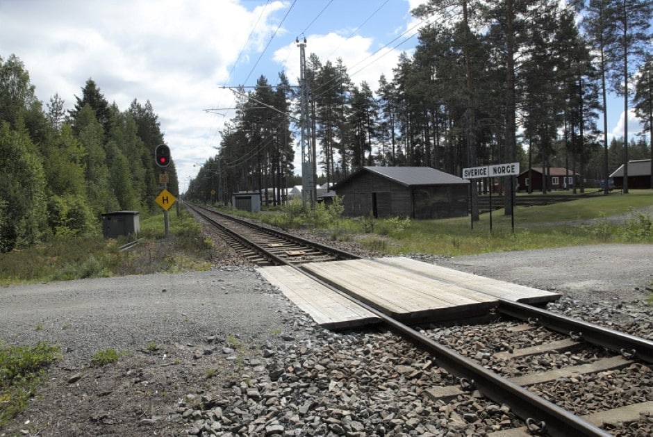 Kongsvingerbanen ved riksgrensen