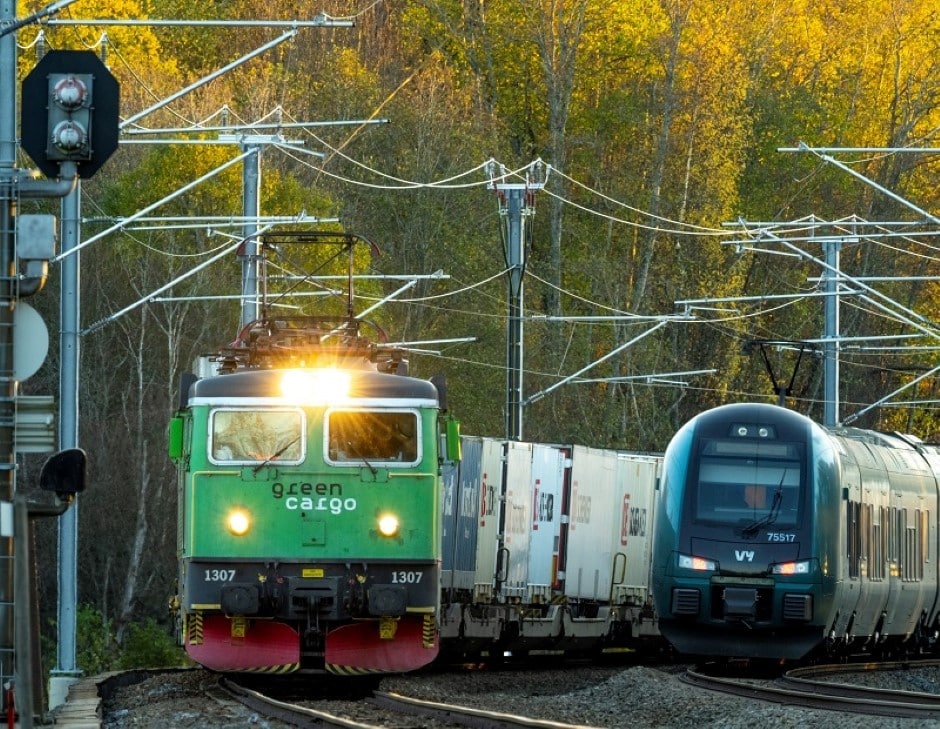 Godstog på Kongsvingerbanen