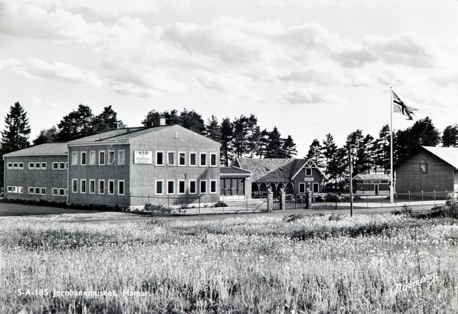 Norsk jernbanemuseum på Martodden på Hamar