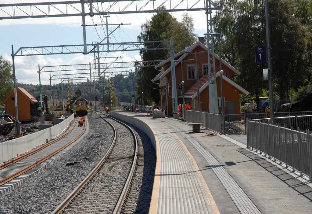 Kråkstad stasjon.