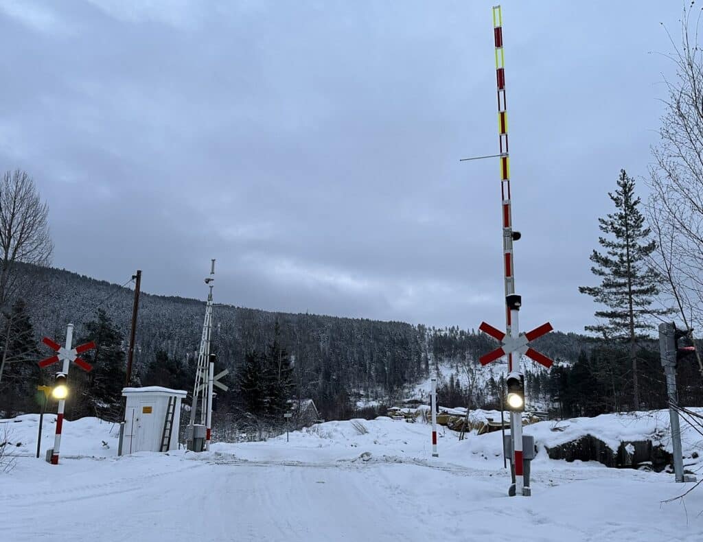 Planovergang i Bevergrenda, Numedalsbanen