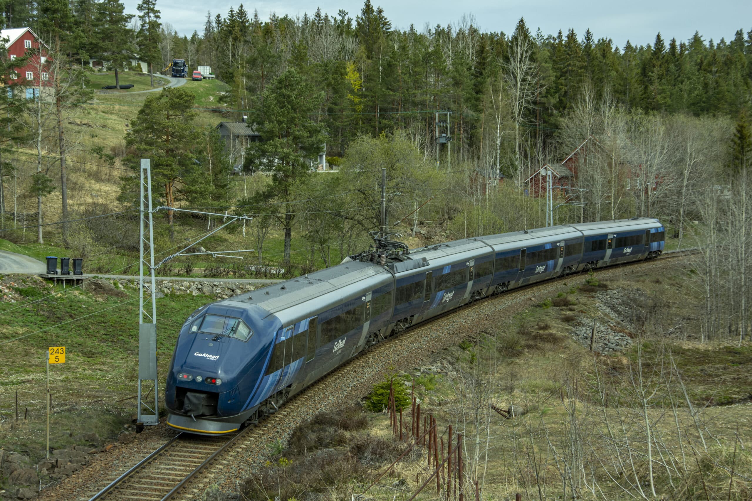 Tog fra Go Ahead på Sørlandsbanen