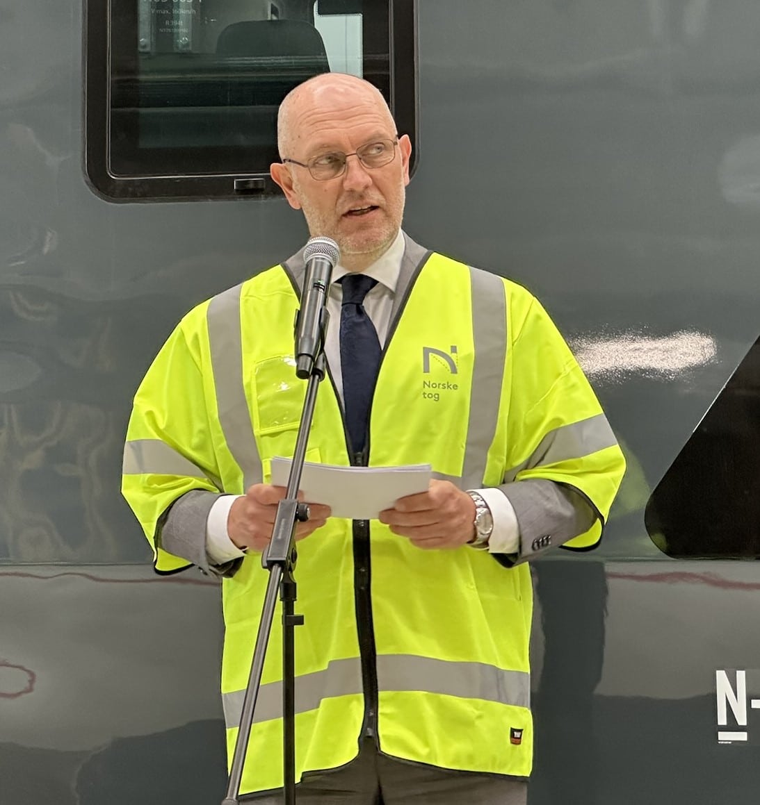 Direktør Øystein Risan i Norske tog