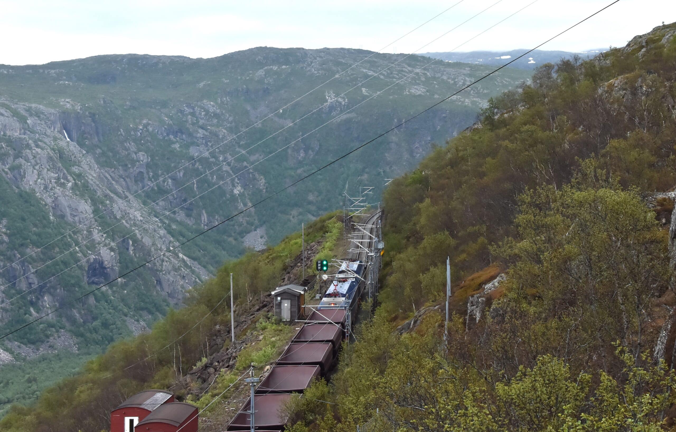 Ved Horrisontalen blokkpost planlegges det for et nytt kryssingsspor i tunnel.