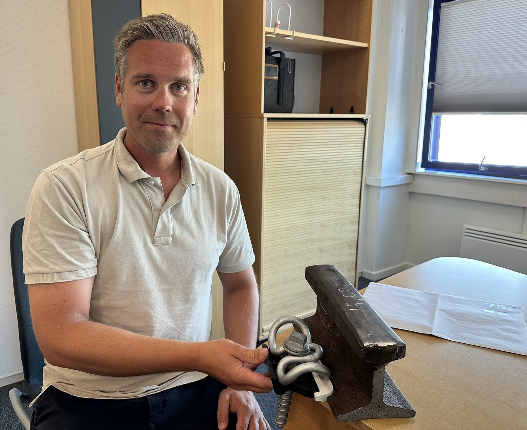 Simen Grenersen er prosjektsjef i Bane NOR på Ofotbanen og Nordlandsbanen.