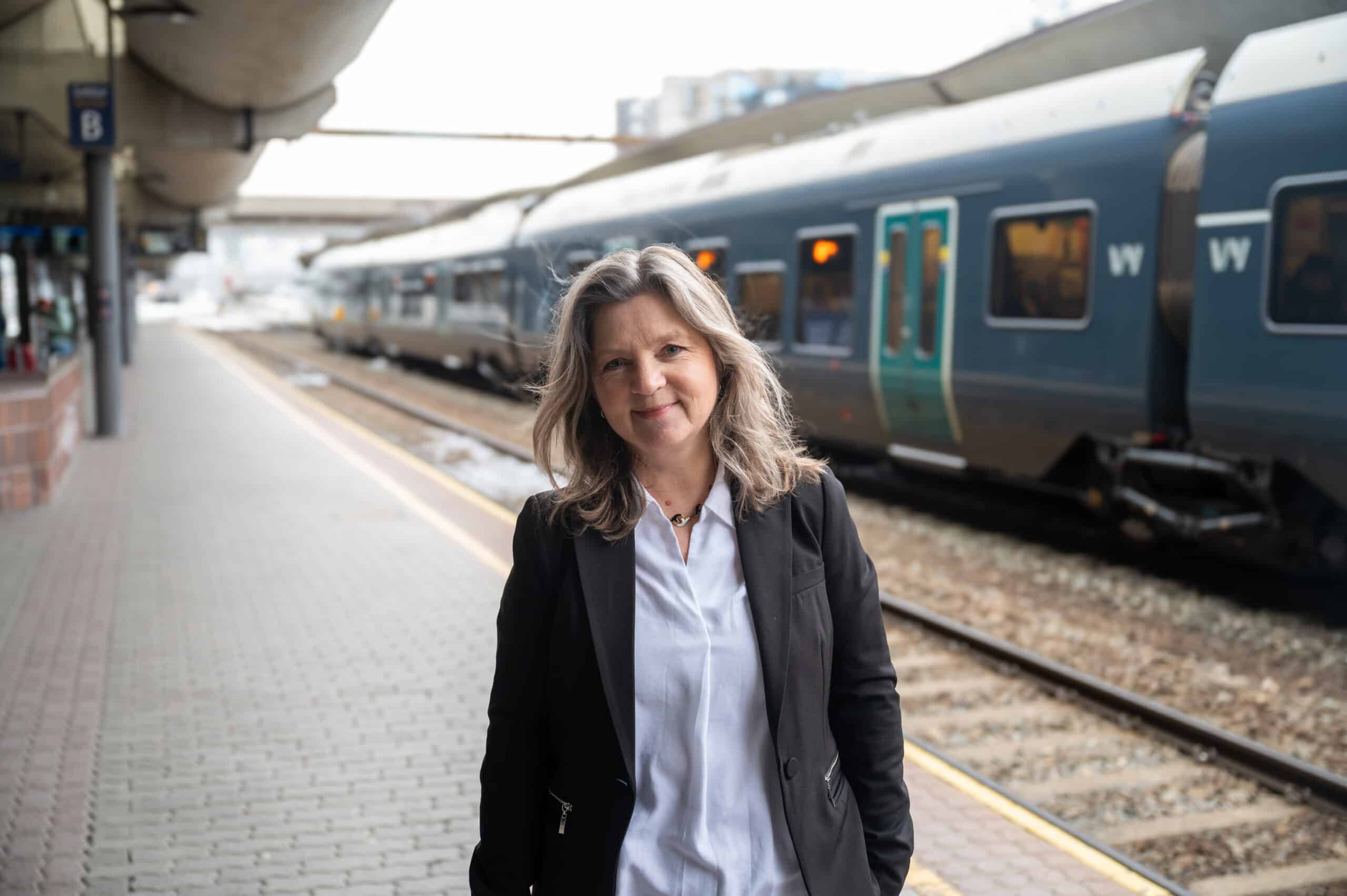 Jernbanedirektør Anne Iren Fagerbakke