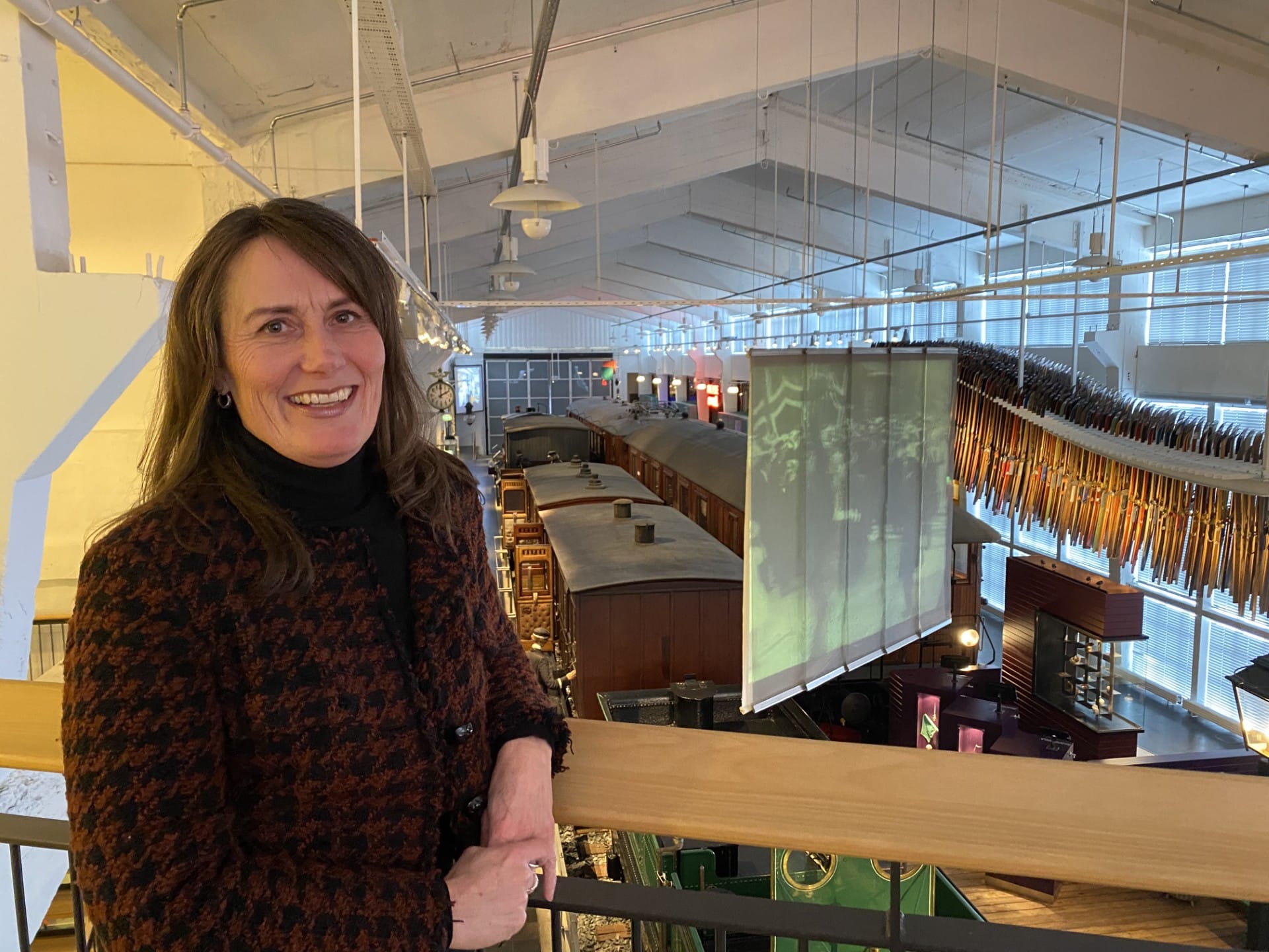 Marie Beate Rise, direktør i Norsk jernbanemuseum
