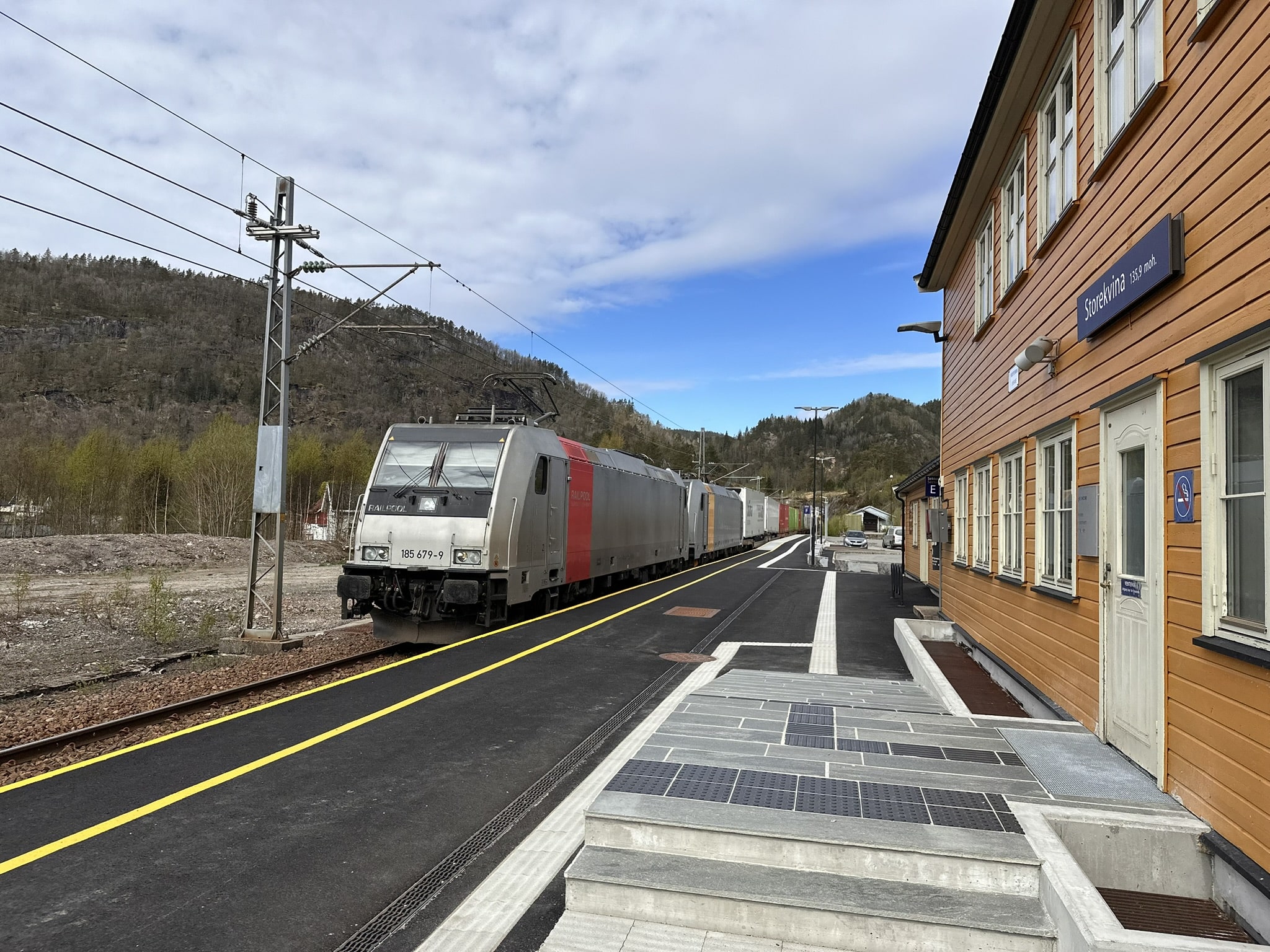 Godstrafikken er i vekst på Sørlandsbanen og det planlegges flere godstog.