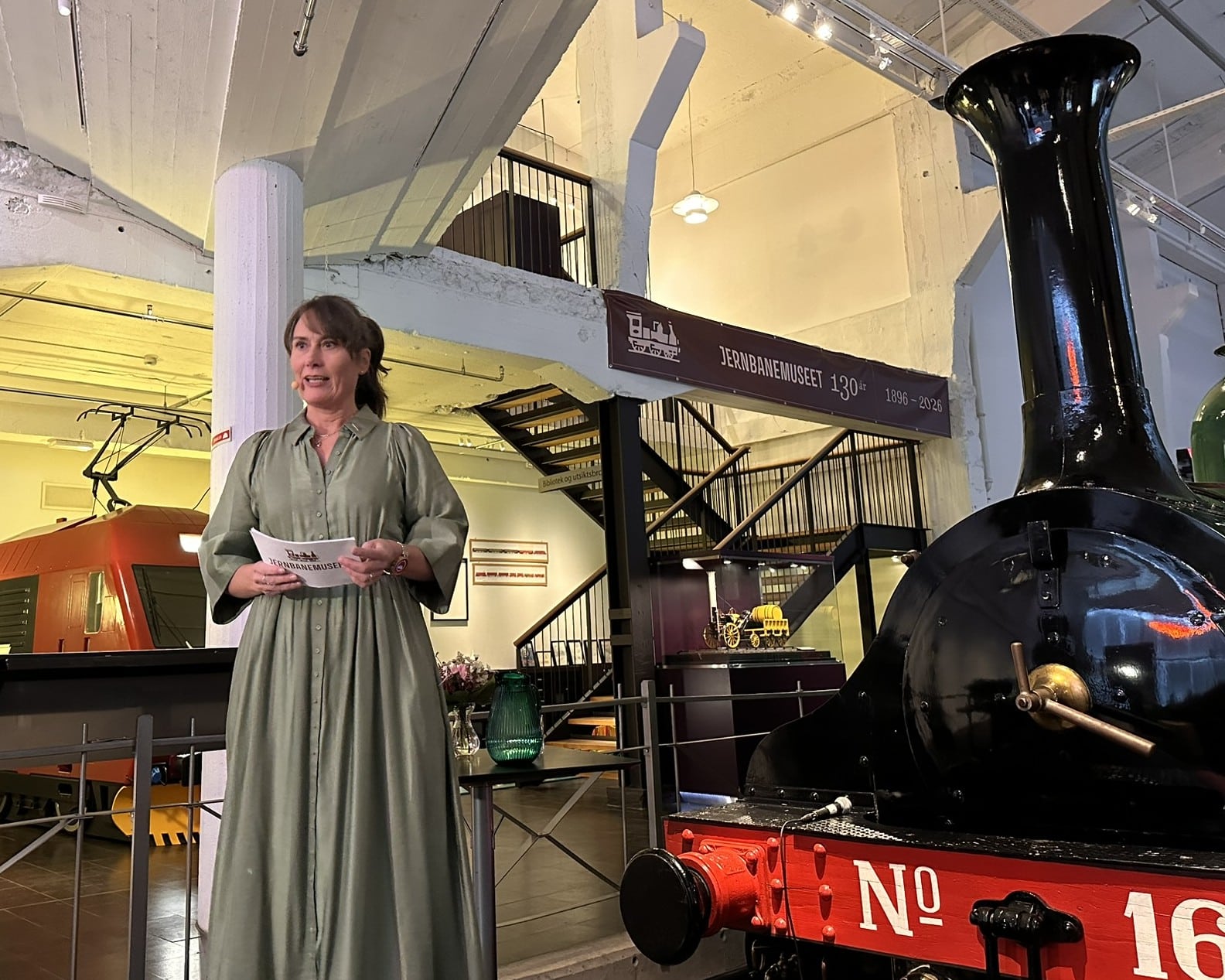Vi på Jernbanemuseet er både stolte og glade for tildelinga av Olavsrosa til karettoget vårt, seier museumsdirektør Marie Beate Riise