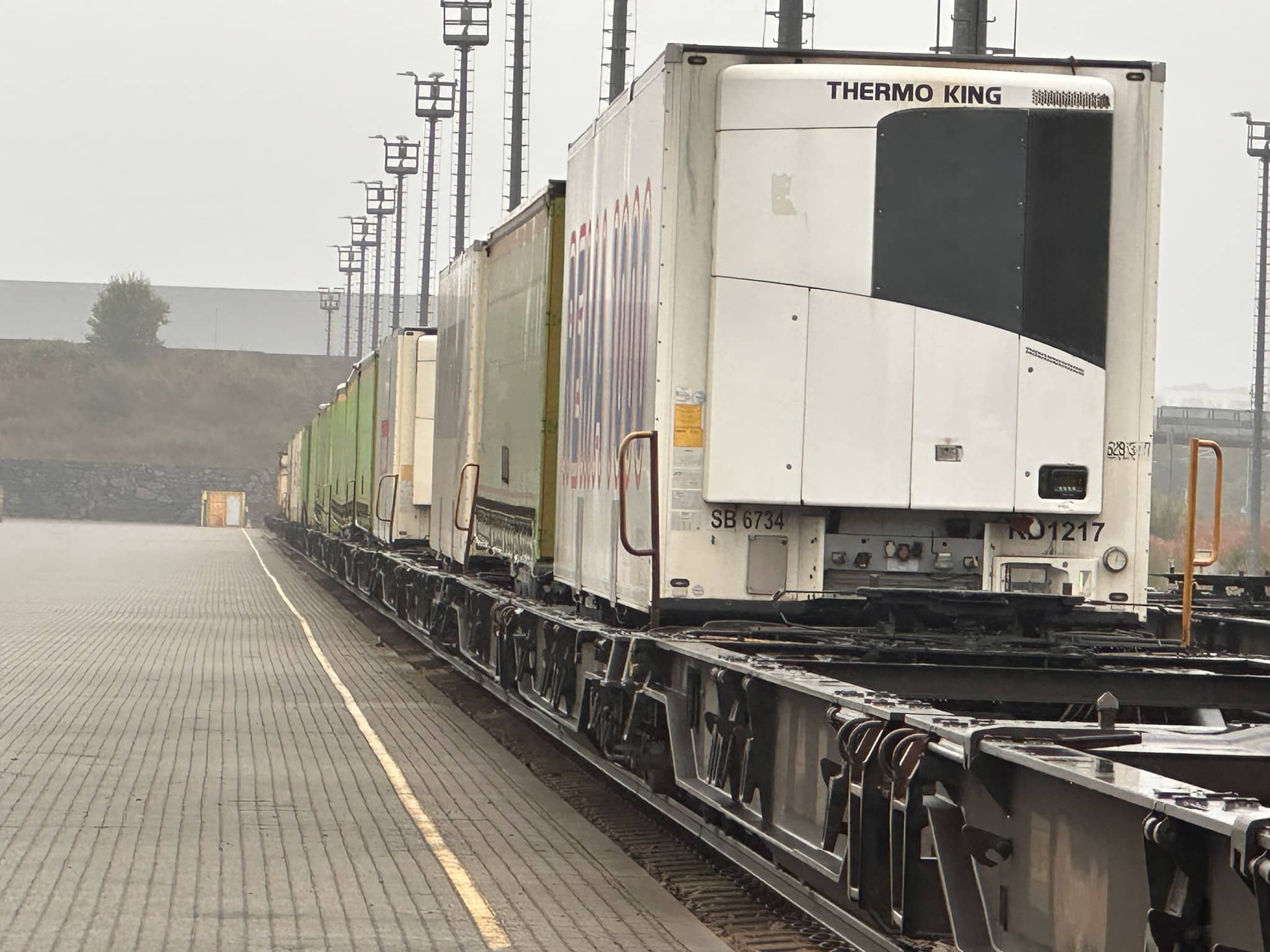 Tog 5804 er eit av toga som blir kaøyrd med 620 meters lengde alle kvardagar frå Ganddal.