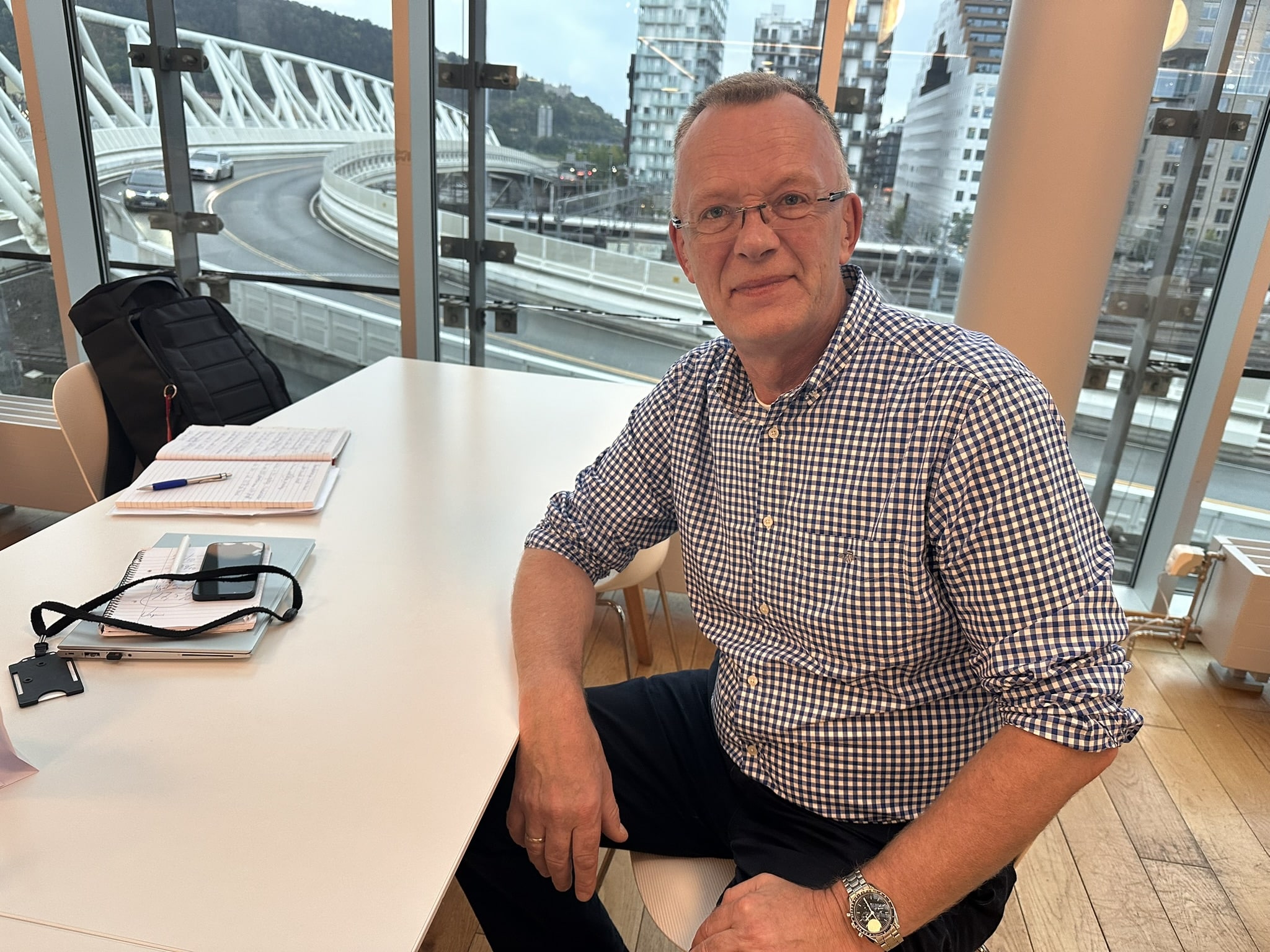 Ole Bernhardt Dahlum er produktsjef for kombinerte transporter i CargoNet.
