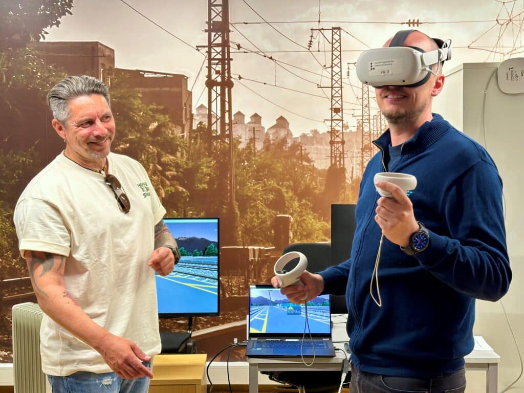 Trond og Thomas i VR