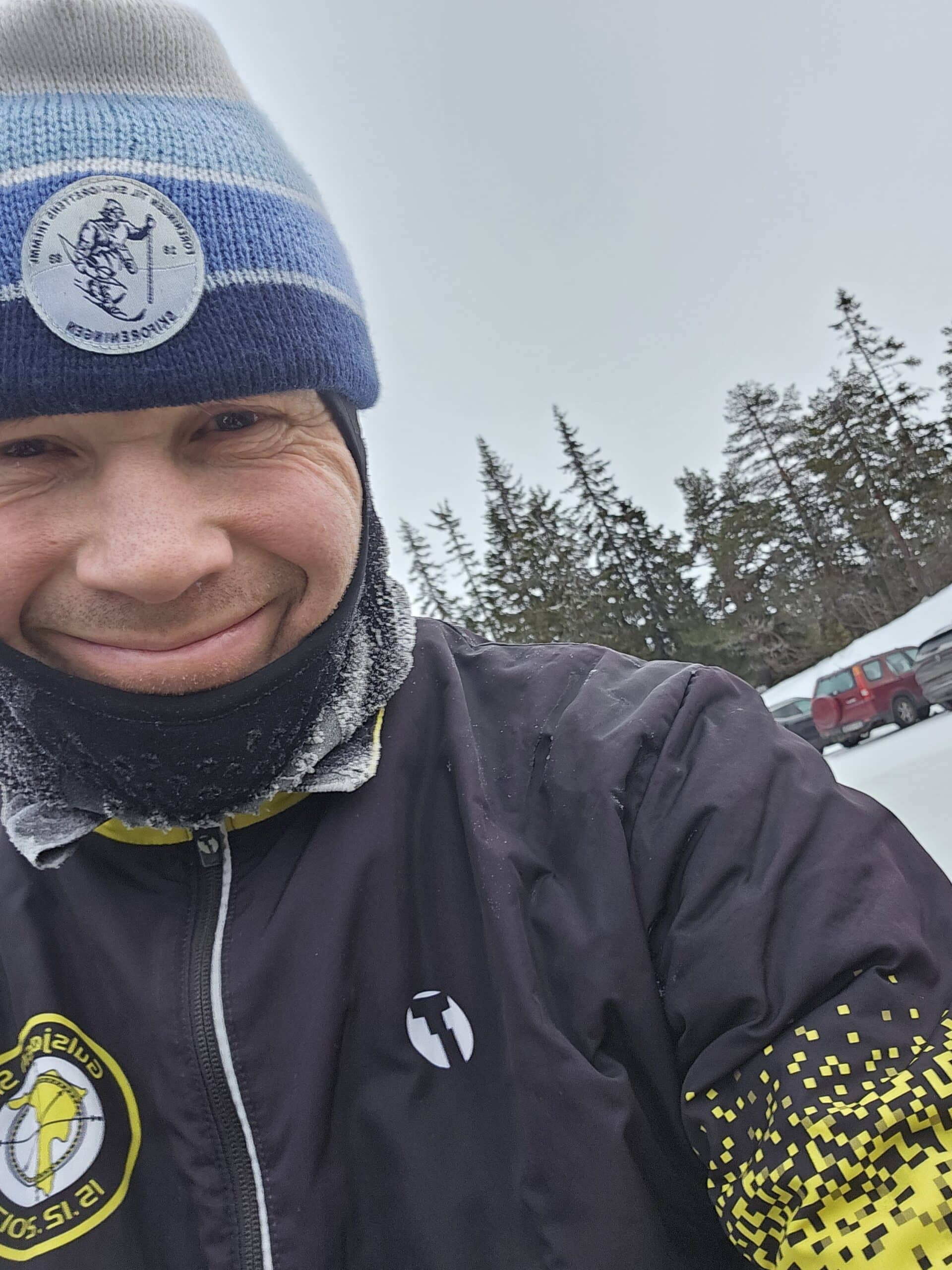 Selfie av Øyvind i skiterreng