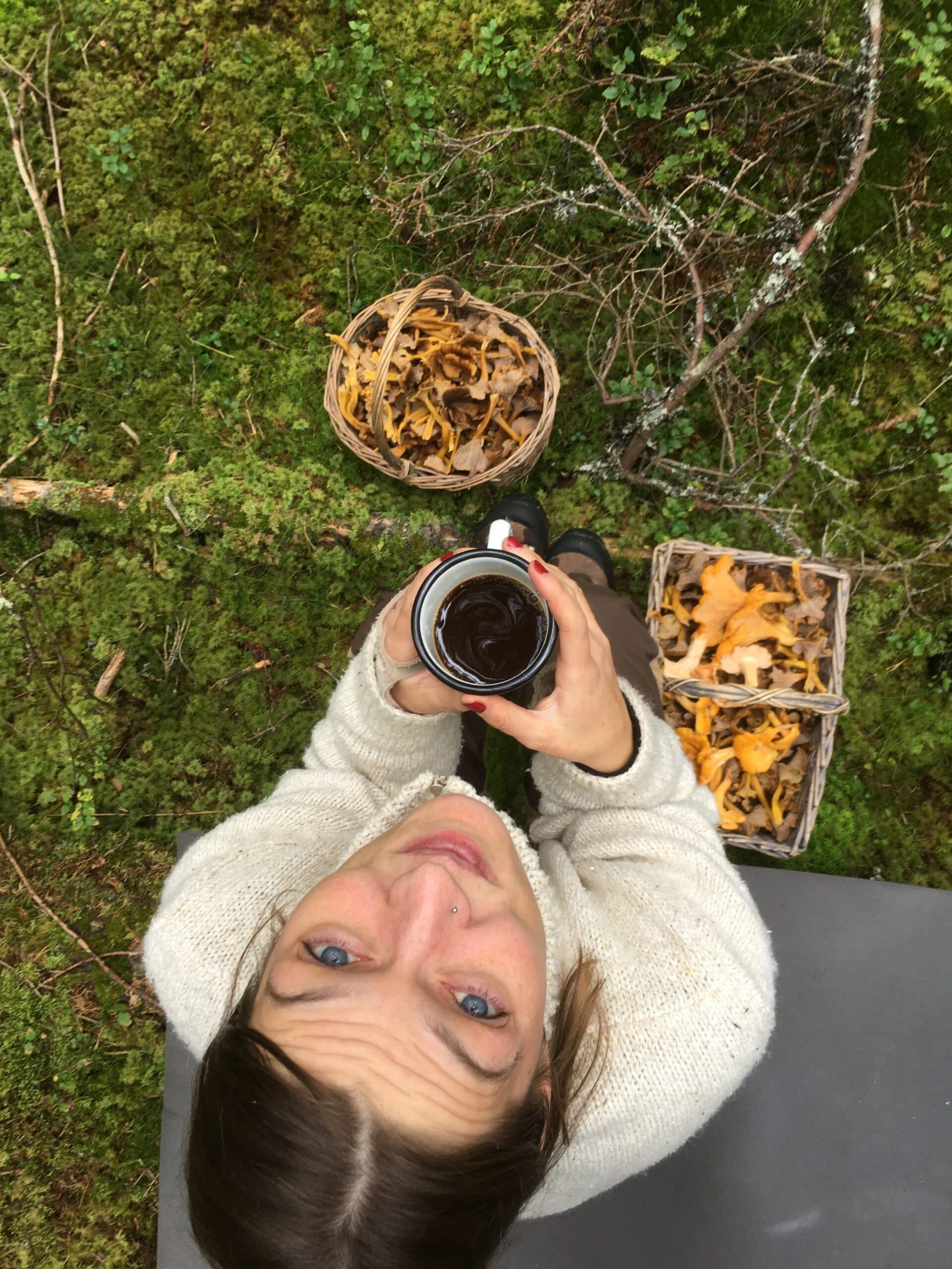 Celin med masse sopp