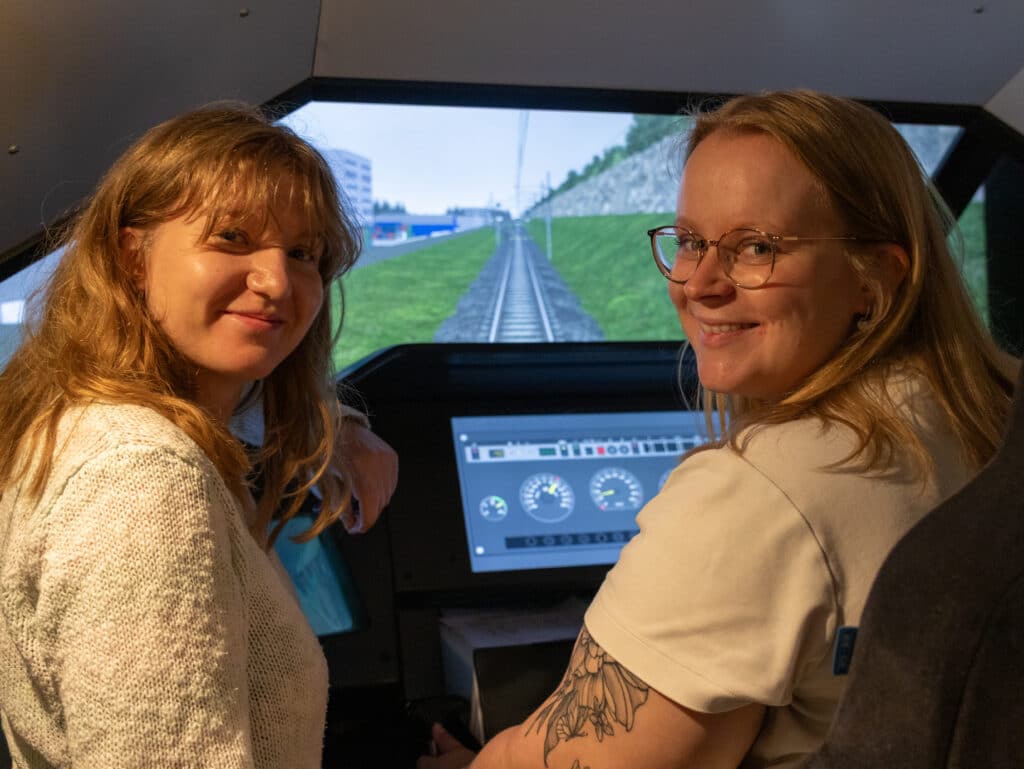 Studentar i simulator